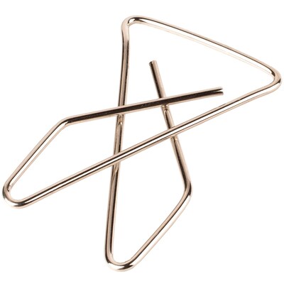 ACCO Ideal Butterfly Clamps, Small, Silver, 50/Box (A7072620)