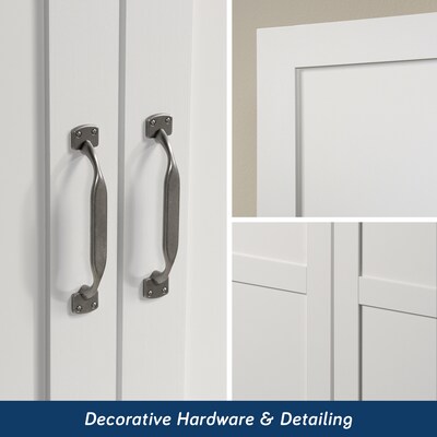 Sauder Select 71"H Storage Cabinet, White (419636)