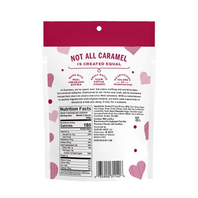 Sanders Dark Chocolate Sea Salt Caramel Hearts, 7 oz. (MRY31140)