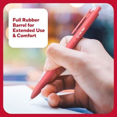 TRU RED™ Retractable Quick Dry Gel Pens, Medium Point, 0.7mm, Assorted, 5/Pack (TR54497)