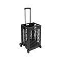 Mount-It! Mixed Materials Mobile Utility Cart, Black (MI-906)