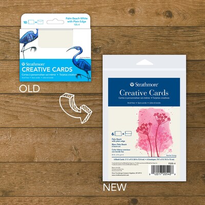 Strathmore Creative Cards & Envelopes, 4.875" x 3.5", Sand, 6/Sheets, 3/Bundle (STTP2054-3)
