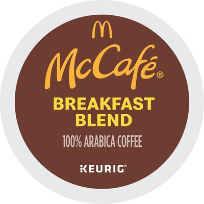 McCafe Breakfast Blend Coffee Keurig® K-Cup® Pods, Light Roast, 24/Box (5000201384)