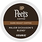 Peet's Coffee Major Dickason's Blend Coffee, Dark Roast, 0.47 oz. Keurig® K-Cup® Pods, 22/Box (6547)