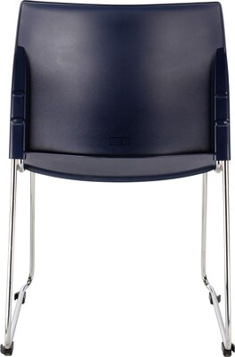 NPS 8800 Series Stacking Chair, Navy, 4 Pack (8804-11-04/4)