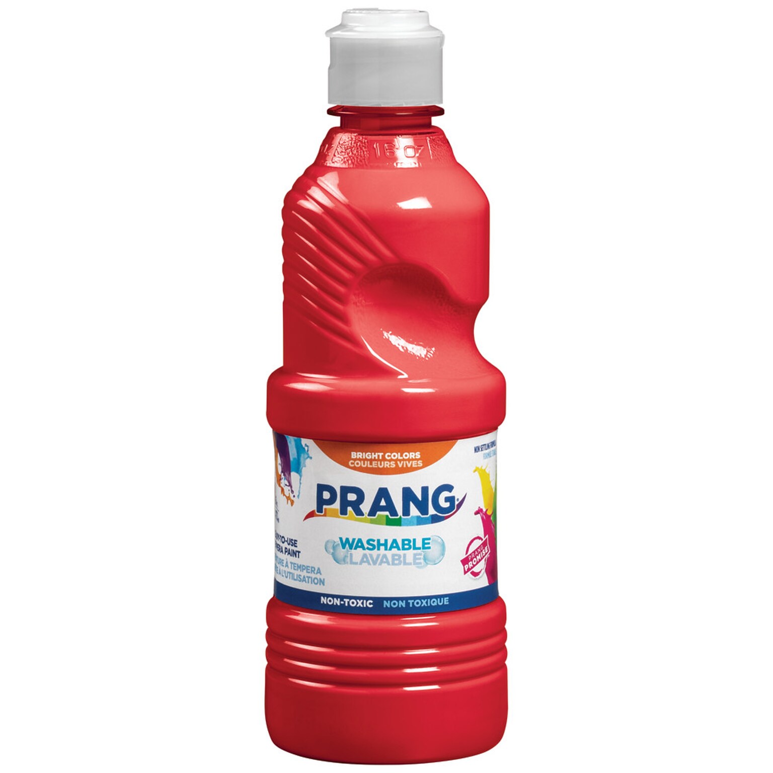Prang Washable Tempera Paint, Red, 16 oz. (10701)