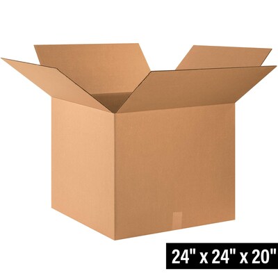 24 x 24 x 20 Shipping Boxes, 32 ECT, 10/Bundle (242420)