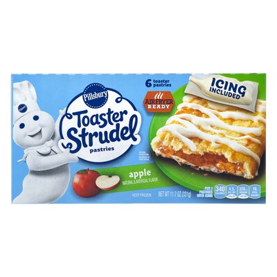 Pillsbury Toaster Strudel, Apple, 11.7 oz, 36/Pack (600-04143)
