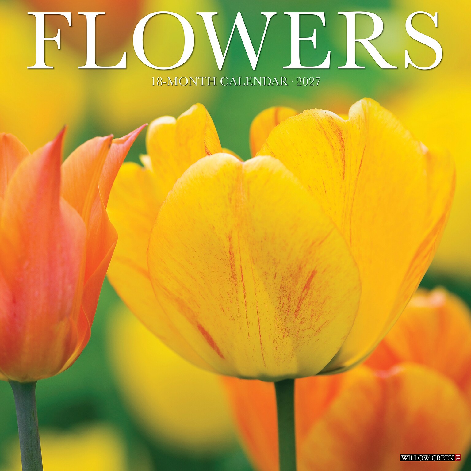 2027 Willow Creek Flowers 12 x 12 Monthly Wall Calendar, Assorted Colors (60254)
