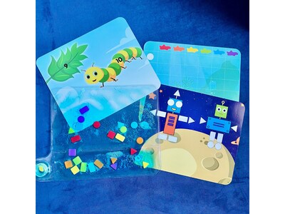 hand2mind Colors & Shapes Sensory Pad Set, Assorted Colors (94491)