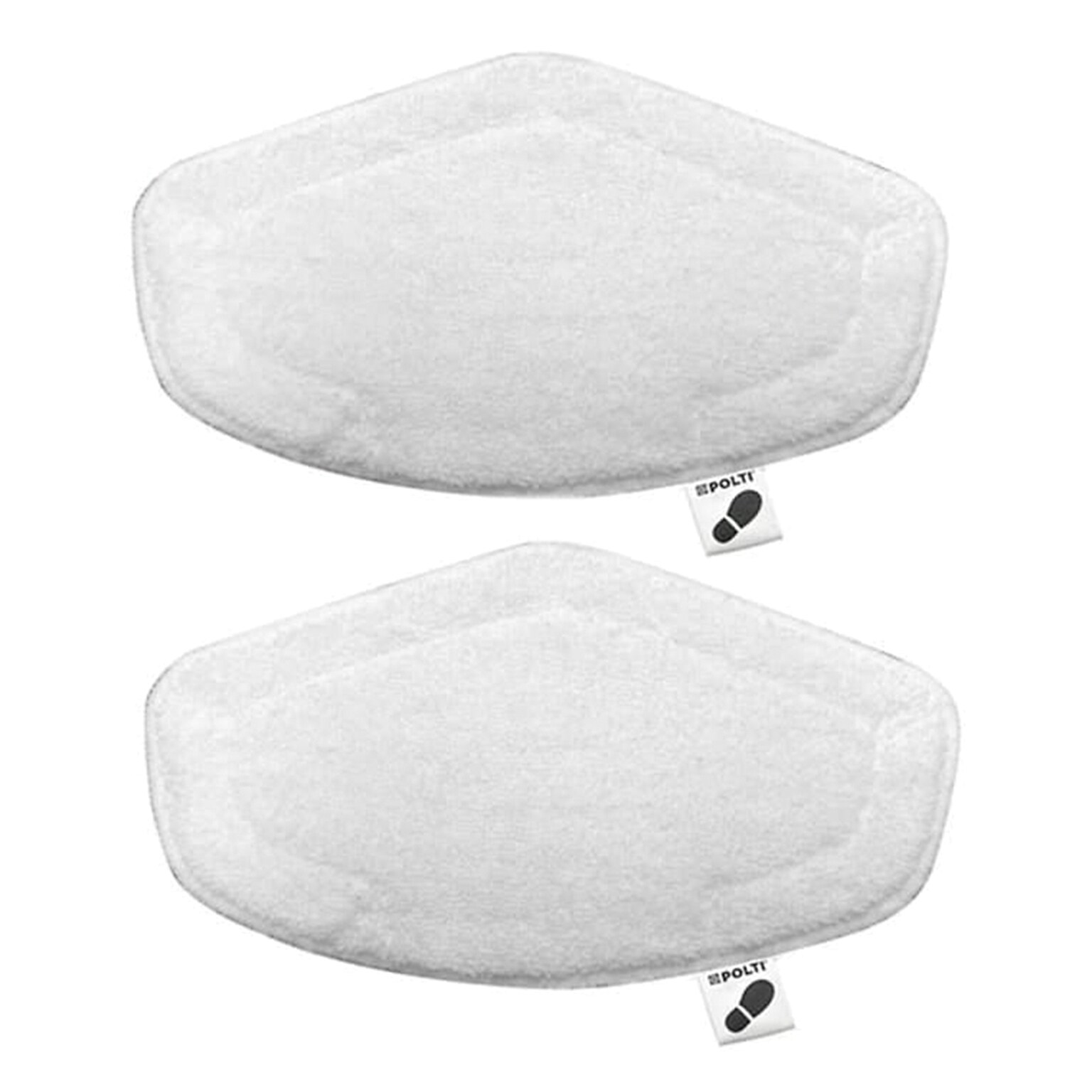 Polti Floor Cleaning Cloths, White, 2/Pack (PANA0042)