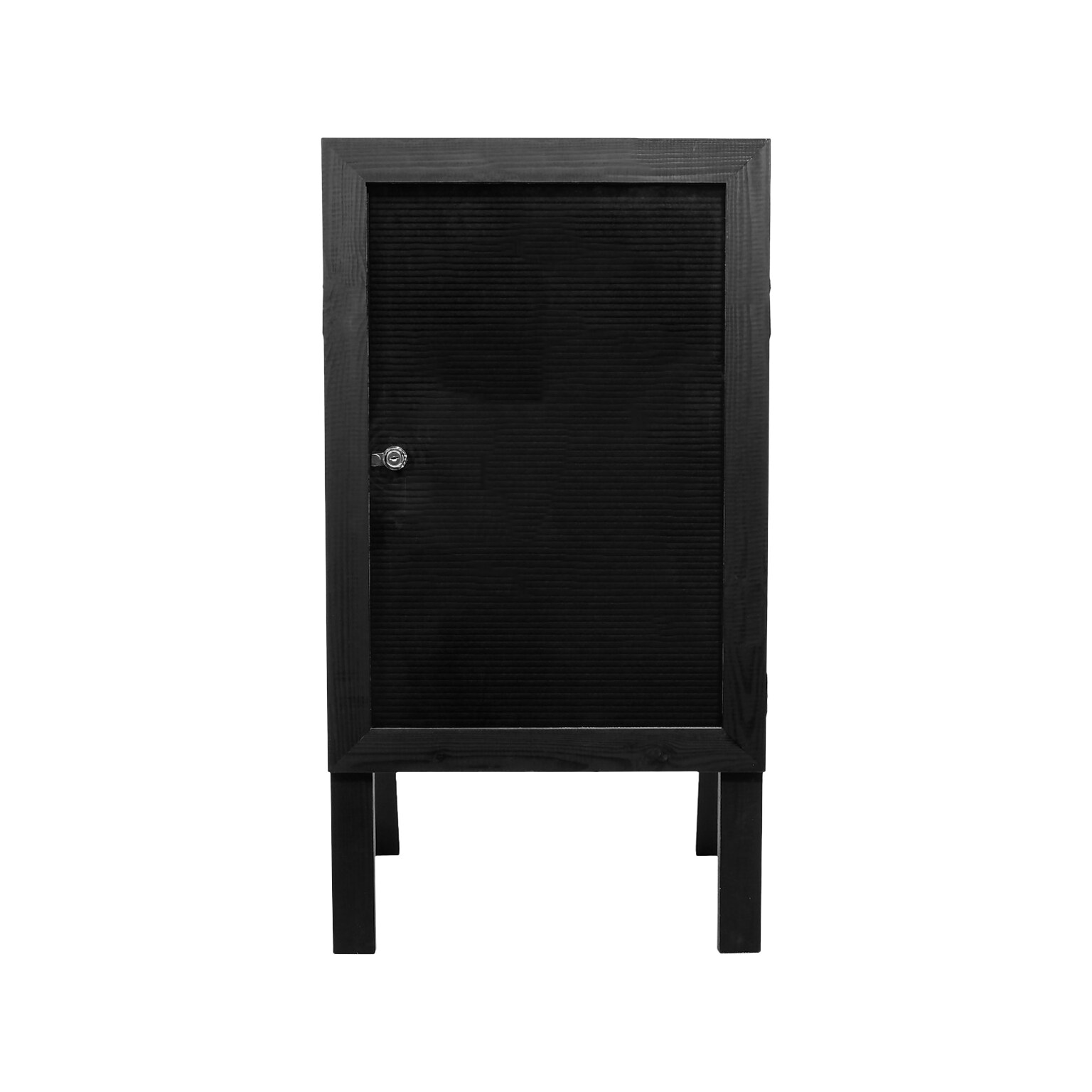 Excello Global Products Indoor/Outdoor A-Frame Sidewalk Sign, 20 x 27, Black (EGP-HD-0084-BLK)