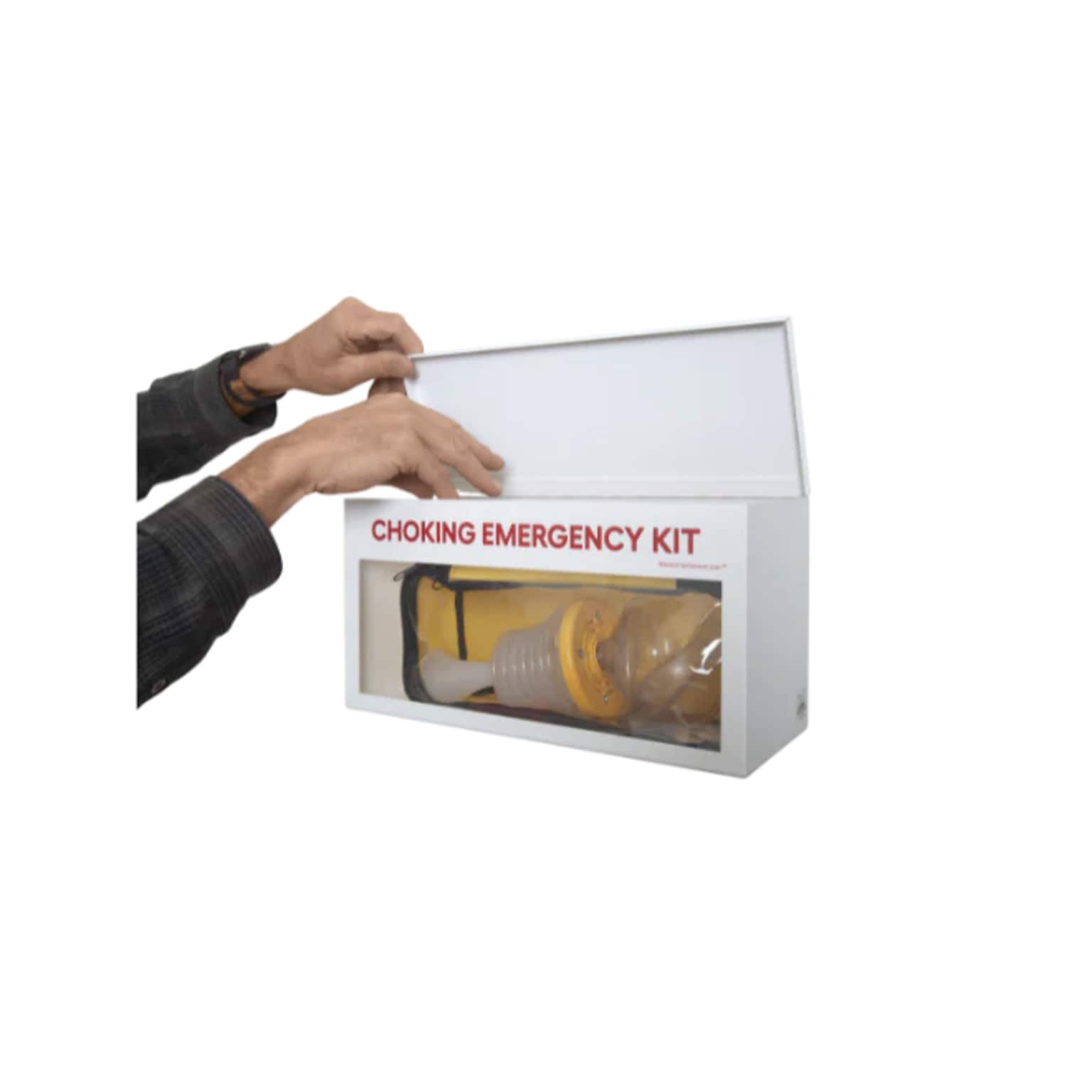 Victor 7H x 14W Choking Emergency Kit Medical Cabinet, White (PB3040)