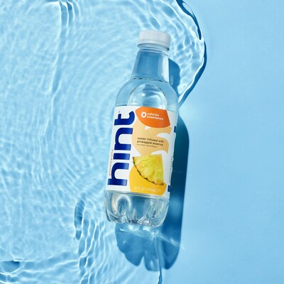 Hint Pineapple Flavored Water, 16 oz., 12/Carton (00129)