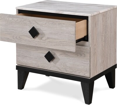 Adore Decor Micah Side Table, Beige (FUTB10137A)