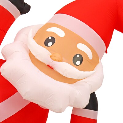 National Tree Company First Traditions 12' Inflatable Relaxing Santa (FRT100-JAY10222)