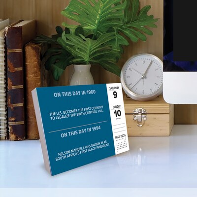 2026 Willow Creek 365 Days of History 6.18" x 1.34" Day-to-Day Calendar (53867X)