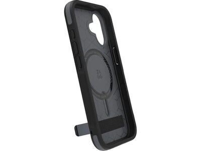 Zagg Sedona Snap with Kickstand MagSafe Phone Case for Apple iPhone 17, Shock Absorbing Bumpers, Grey Charcoal (702319132)