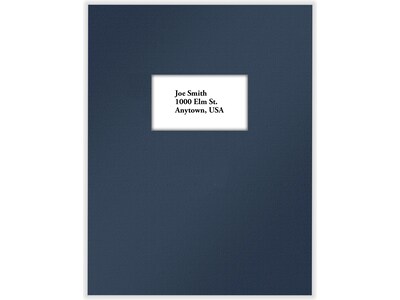 ComplyRight Single-Window Tax Presentation Folder, Navy Blue, 50/Pack (PNW22)