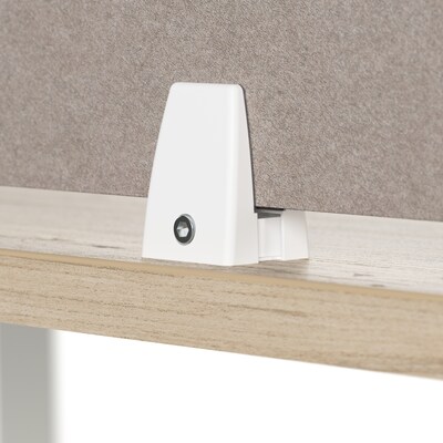 Bush Business Furniture Fabric Privacy Panel, 17.5"H x 22"W, Warm Beige (PSP122WB-03)