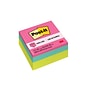 Post-it® Notes Cube, 3" x 3", Assorted Brights, 400 Sheets/Cube (2027-PAS-SR)