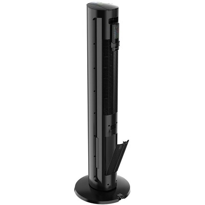 Lasko 1500W Portable Indoor Oscillating Tower Fan & Space Heater, Black (FH610)