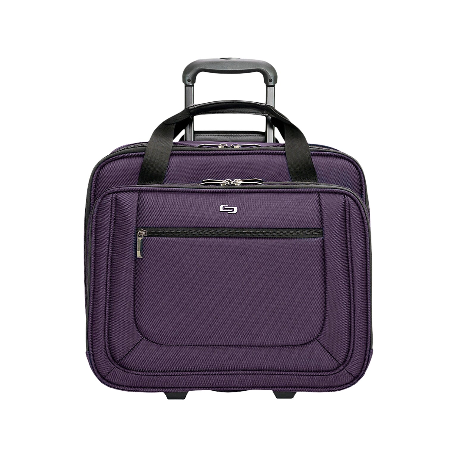 Solo New York Bryant 17.3 Polyester Rolling Laptop Bag, Purple Grape (PT138-33)