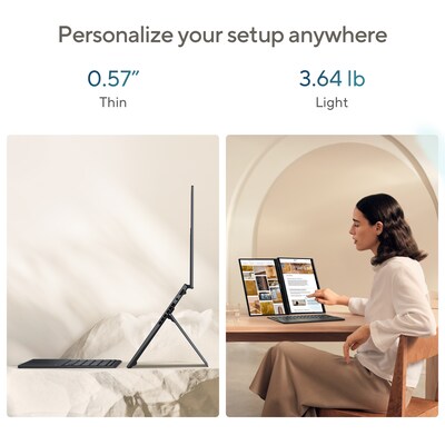 ASUS Zenbook DUO 14" Dual OLED Touchscreen AI Laptop, Intel Core Ultra 9 285H, 32GB RAM, 1TB SSD, Windows 11 Home