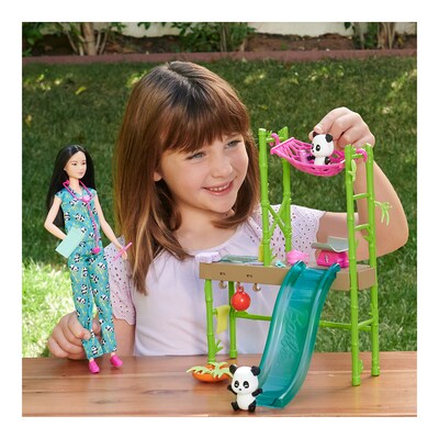 Mattel Barbie Panda Care and Rescue Playset, 3/Pack (HKT77)