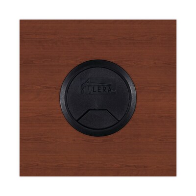 Alera Valencia Series U and L Groupings in Medium Cherry, Reversible Return/Bridge Shell, 48"W (VA354824MC)
