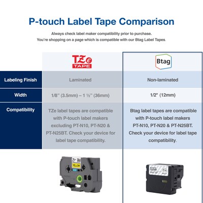 Brother P-touch Personal Handheld Thermal Label Maker (PT-N10)