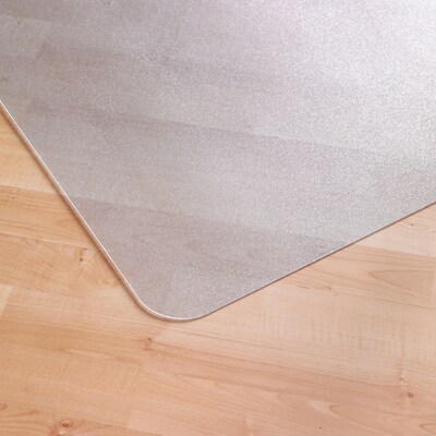 Floortex Valuemat Vinyl Hard Floor Chair Mat, Rectangular, 30" x 48", Clear (FC127517EV)