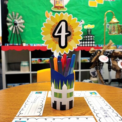 Creative Teaching Press Sunflower Designer Cut-Outs, 36/Pack, 3 Packs/Bundle (CTP10594-3)