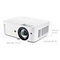 ViewSonic Home Theatre PX706HD 3D Ready DLP Projector, White