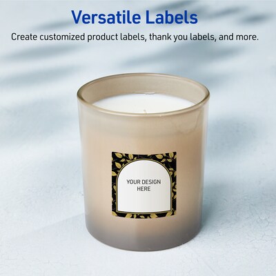 Avery Square Laser/Inkjet Multipurpose Labels, 2" x 2", White, 120/Pack (19479370831)