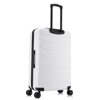InUSA Trend 28" Hardside Suitcase, 4-Wheeled Spinner, TSA Checkpoint Friendly, White (IUTRE00L-WHI)
