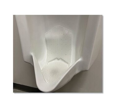 Fresh Products Wave 3D Anti-Splash Urinal Screen, Cotton Blossom Scent, Clear, 6/Pack (TSU6CBC)