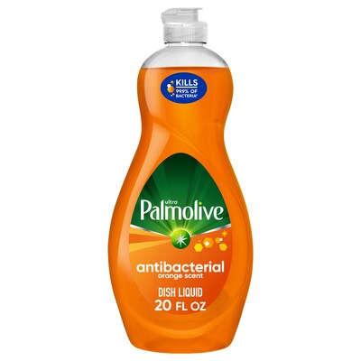 Palmolive Ultra Concentrated Antibacterial Liquid Dish Soap, Orange Scent, 20 oz. (US04232A)