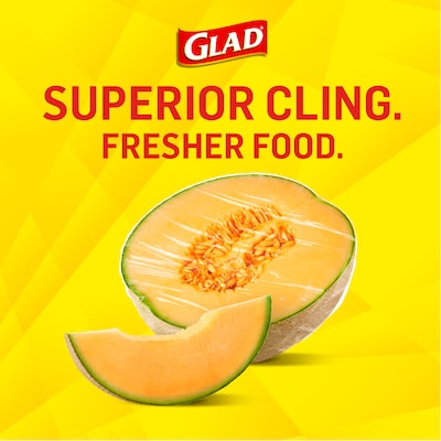 Glad ClingWrap Plastic Food Wrap, 200 Sq. Ft. Roll (00020)