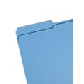 Smead File Folder, Reinforced 1/3-Cut Tab, Legal Size, Blue, 100 per Box (17034)