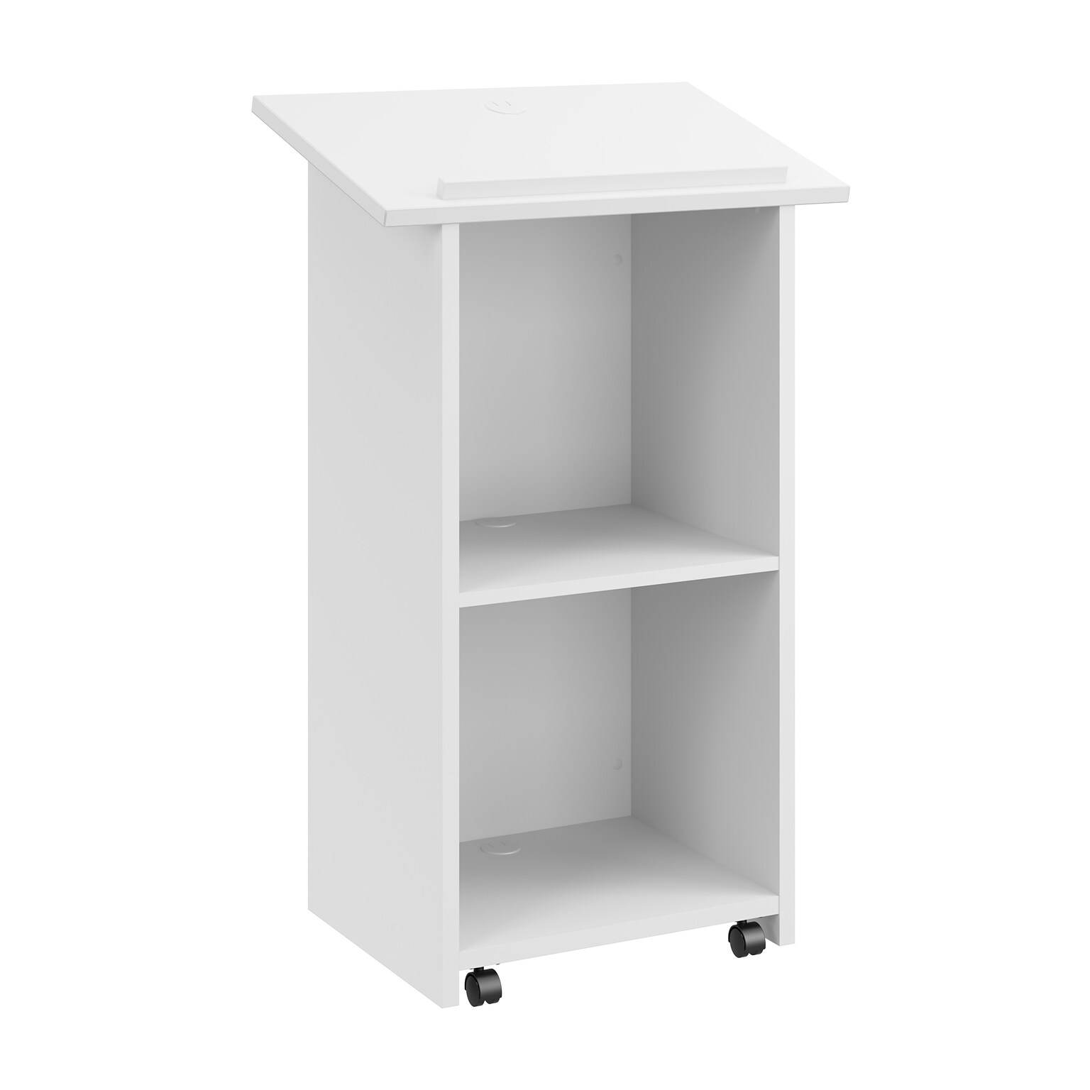 Bush Business Furniture Envision 48H Stand Up Lectern, White (NVD129WH)