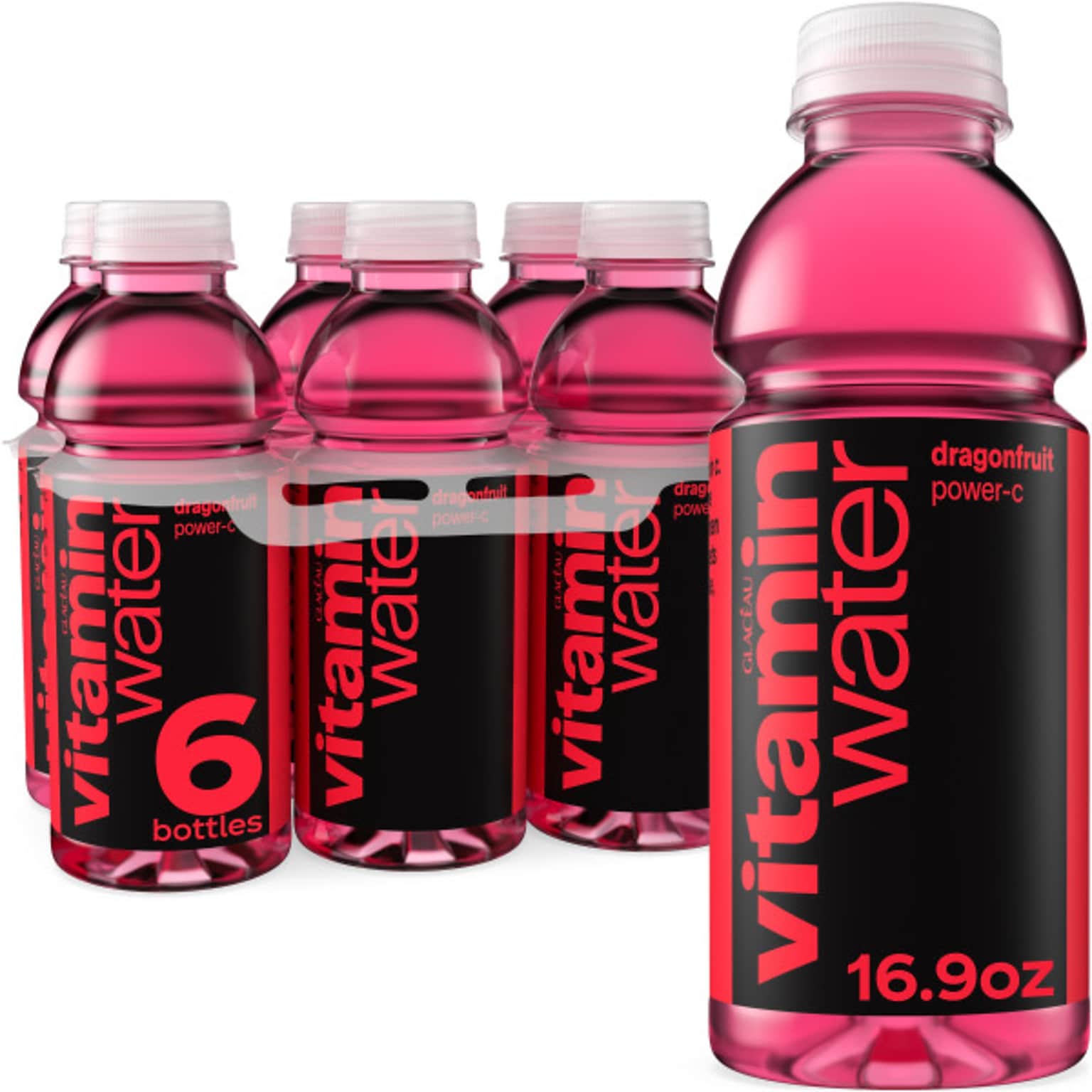 Vitaminwater Power-C Dragonfruit Enhanced Water, 16.9 oz., 24/Carton (00786162003553)