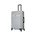 InUSA Resilience Polycarbonate/ABS Large Suitcase, Silver (IURES00L-SIL)