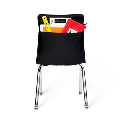 Seat Sack Seat Storage, 16" x 12" x 4", Black, 10/Pack (30112BUNDLE)