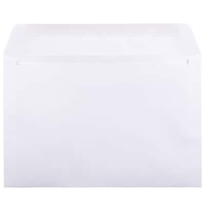 JAM Paper Booklet Envelope, 6" x 9", White, 1000/Carton (04238B)