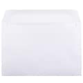 JAM Paper Booklet Envelope, 6 x 9, White, 1000/Carton (04238B)