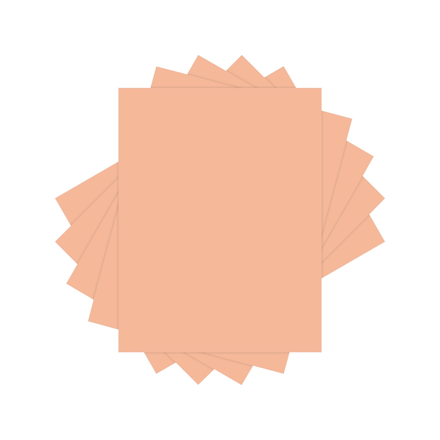 Lettermark Colors 30% Recycled Colored Paper, 20 lbs., 8.5 x 11, Salmon, 500 Sheets/Ream (94318)