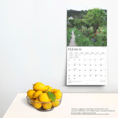2025 BrownTrout Monet's Garden 12" x 12" Monthly Wall Calendar (9781975477431)