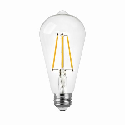 Viribright ST19 8 Watts Soft White Decorative LED Bulb, 4/Pack (641351-4)