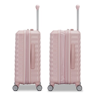 American Tourister Color Vault 24.0" Hardside Suitcase, 4-Wheeled Spinner, Pink Blush (153951-E050)